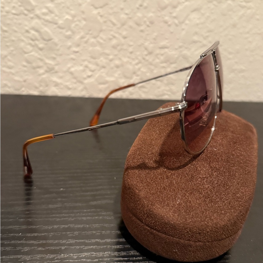Tom Ford Riley Aviator-Frame Sunglasses - Picture 3 of 9